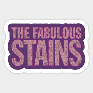 The Fabulous Stains 1982 Sticker